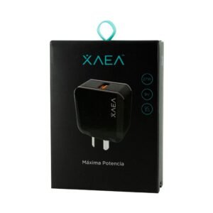 Cargador 220V XAEA Mod 10 9V 27W 1 USB + Cable Tipo C Negro
